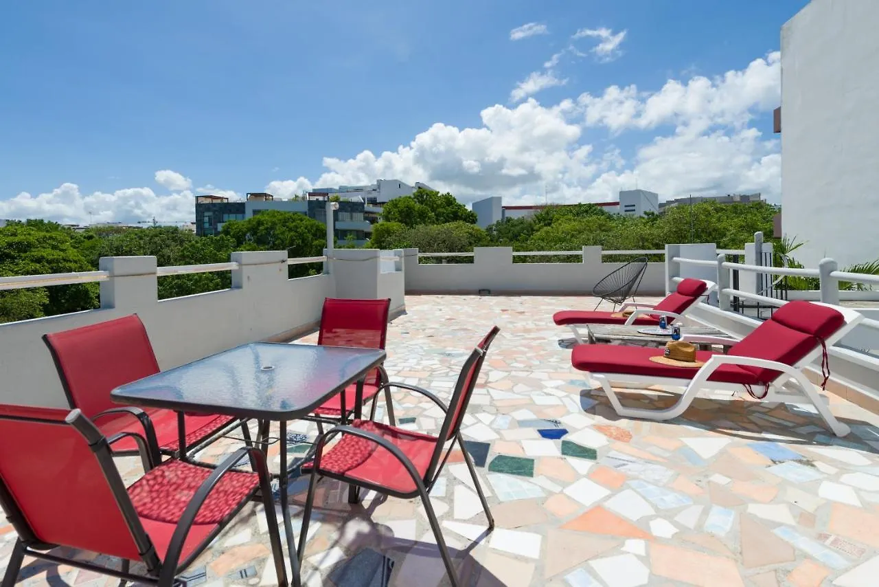 아파트호텔 Mi Casa Es Tu Casa Near Beach Apartments 신데 델 카르멘 멕시코